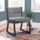 Linon Corso Black/Stone Upholstered Rocking Chair-1