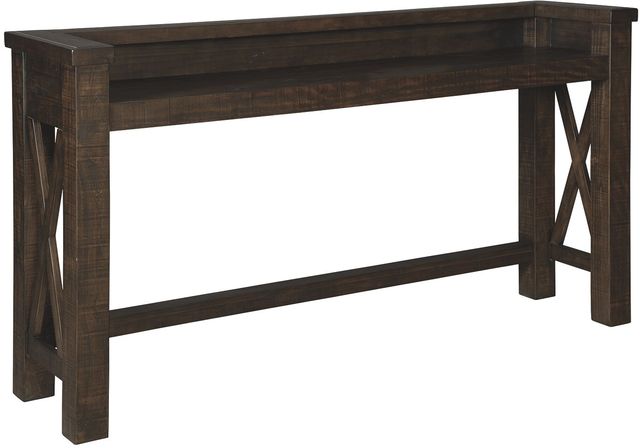 Signature Design by Ashley® Hallishaw 3-Piece Dark Brown Counter Height Dining Set-1