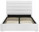 Coaster® Felicity White Eastern King Upholstered Platform Bed -2