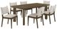 Coaster® Ottowa 7-Piece Brown/Light Tan Rectangular Dining Room Table Set-0