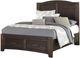 Vaughan-Bassett Cottage Too Coffee King Storage Footboard-1