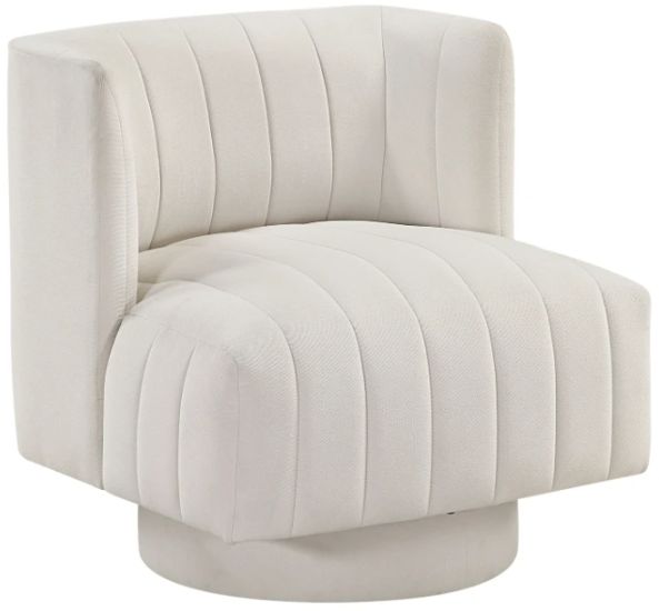 Homelegance® Joyce Beige Swivel Chair-0