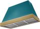 AGA Euclid 48" Salcombe Blue Wall Mounted Range Hood  with Antique Brass Trim-0