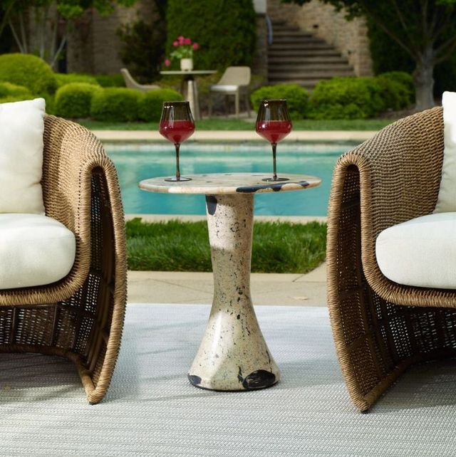 Uttermost® Cadas Natural Limestone Stone Indoor-Outdoor Side Table-1