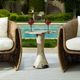 Uttermost® Cadas Natural Limestone Stone Indoor-Outdoor Side Table-1