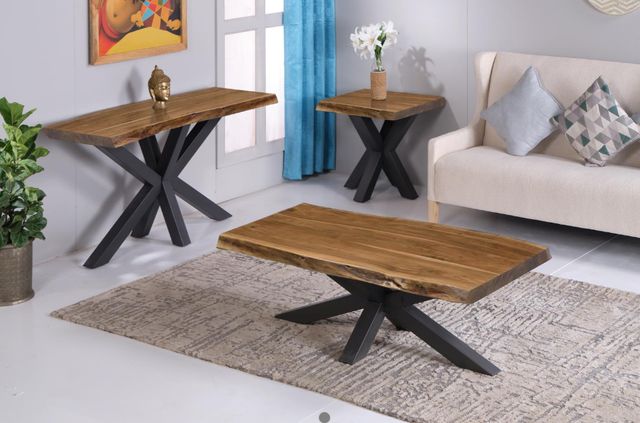 Jaipur Furniture Eberhard Brown End Table-1