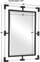 Uttermost® Balkan Matte Black Mirror-2