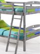 Night & Day Furniture™ Zest Sesame Gray Twin/Twin Bunk Bed-1