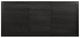 Elements International Versailles Contemporary Black Dining Table-2