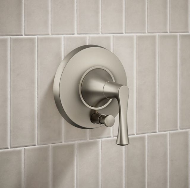 KOHLER® Buckley™ Rite-Temp® Vibrant Brushed Nickel Shower Trim Kit with Push-Button Diverter-3