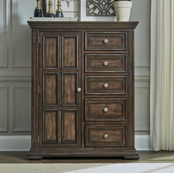 Liberty Furniture Big Valley Brownstone Door Chest-1