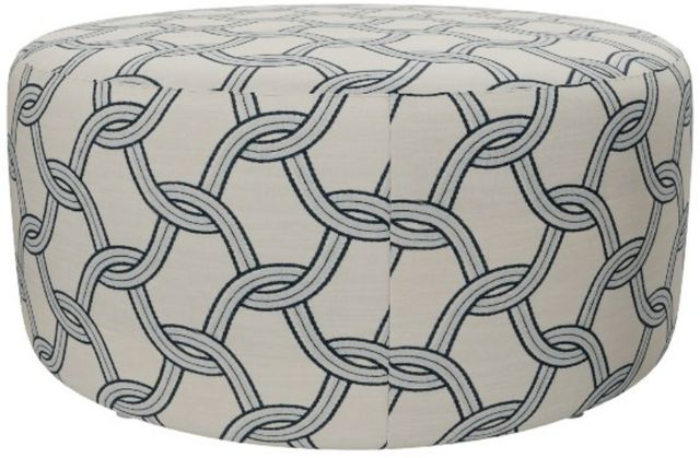 Craftmaster® Customizable CM Modern Round Cocktail Ottoman-3