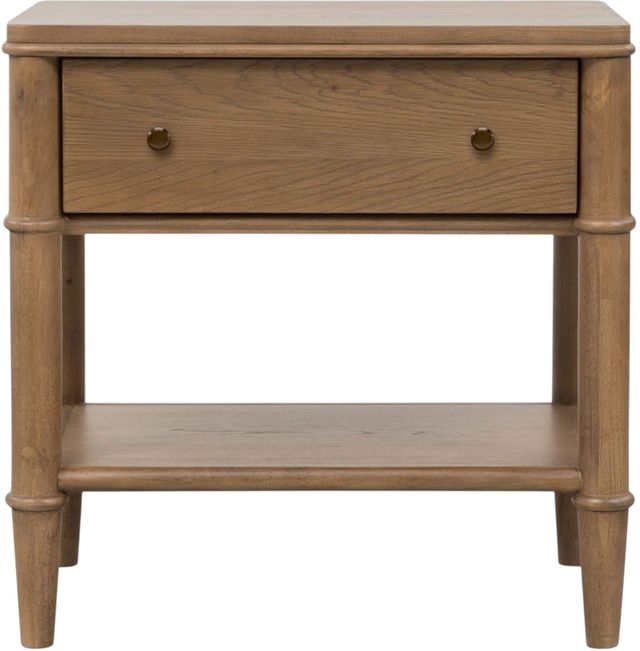 Modus Furniture Whitmore Claystone 1-Drawer Nightstand-1