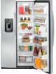 GE® 25.4 Cu. Ft. Side-by-Side Refrigerator-Stainless Steel-1