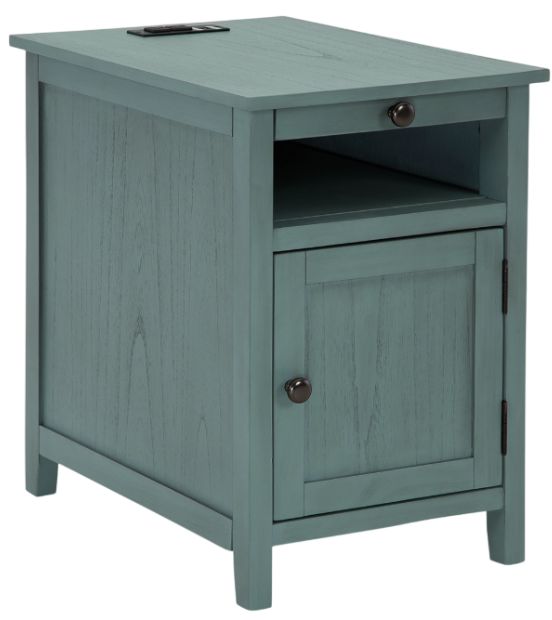 Signature Design by Ashley® Treytown Teal Chairside End Table-0
