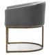 VIG Furniture Modrest Elisa Brass/Gray Dining Chair-2