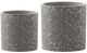 A & B Home 2-Piece Gray Confetti Terrazzo Planters Set-0