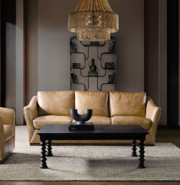Hooker® Furniture Fairfax Dark Blond Sofa-1