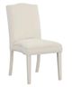 Fairfield® Customizable Entree Dining Camel Short Back Armless Stack Chair with Linen Legs-0