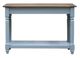 International Furniture Direct Tiffany Blue/Brown Sofa Table-1