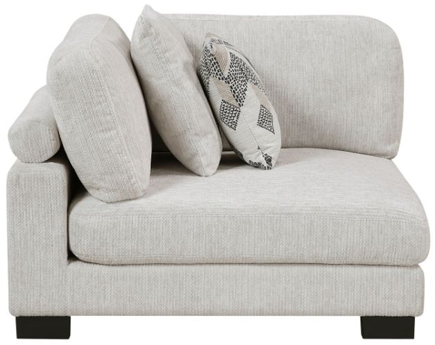 Homelegance® Tinley 4-Piece Beige Modular Sectional with Chaise and Ottoman-3