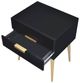 ACME Furniture Denvor Black End Table with Gold Base-3