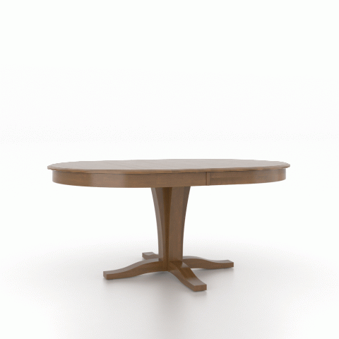 Canadel Customizable Gourmet VR Pedestal Dining Table-3