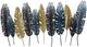 Classy Living Blue and Gold Tropical Leaves Wall Art-0