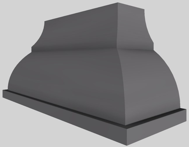 Vent-A-Hood® Designer Series 60" Gunsmoke Wall Mounted Range Hood-2