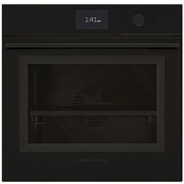 Fisher & Paykel Series 11 24" Black Glass Combination Steam Oven-1