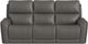 Flexsteel® Carter Smoke Power Reclining Sofa with Console -3