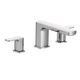 Moen® Rizon Chrome Two-Handle Low Arc Roman Tub Faucet-1