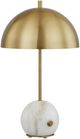 Forty West Caruthers Gold/White Table Lamp-0