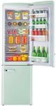 Unique Appliances 22" Summer Mint Green 10 cu. ft. Retro Off-Grid Solar DC Freestanding Bottom Freezer Refrigerator-4