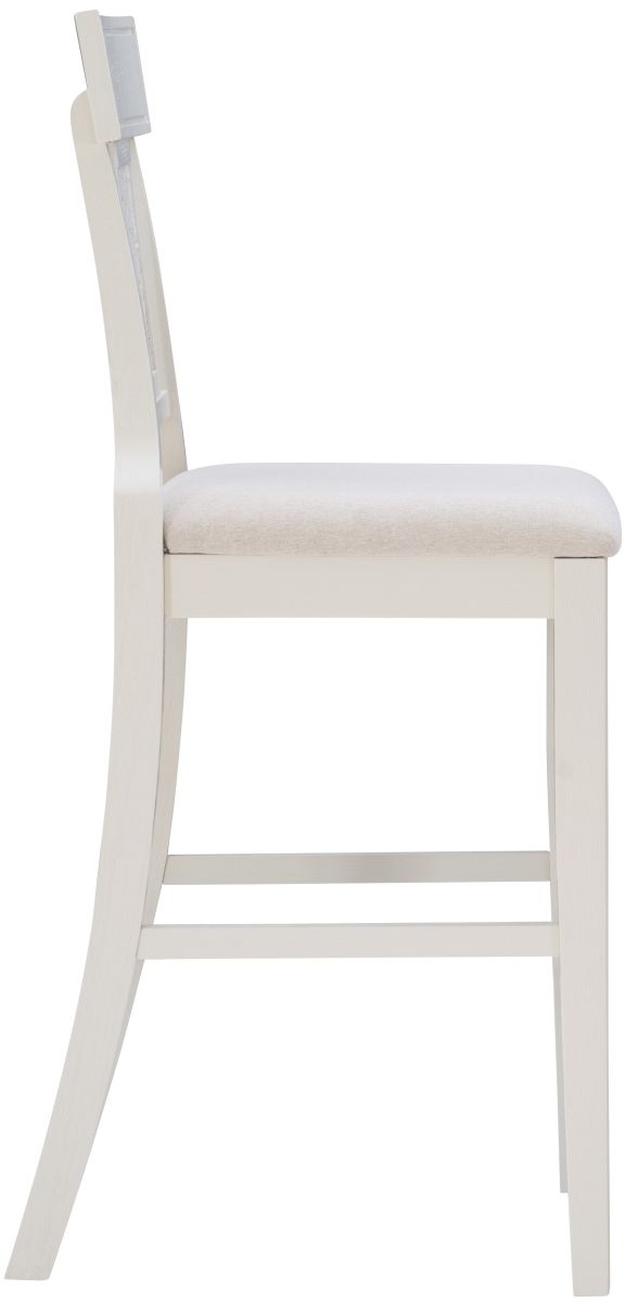 Linon Duncan White Bar Stool-4