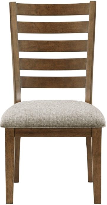 Mazin Furniture Tigard Beige/Cherry Dining Side Chair-1