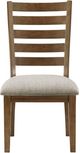 Mazin Furniture Tigard Beige/Cherry Dining Side Chair-1