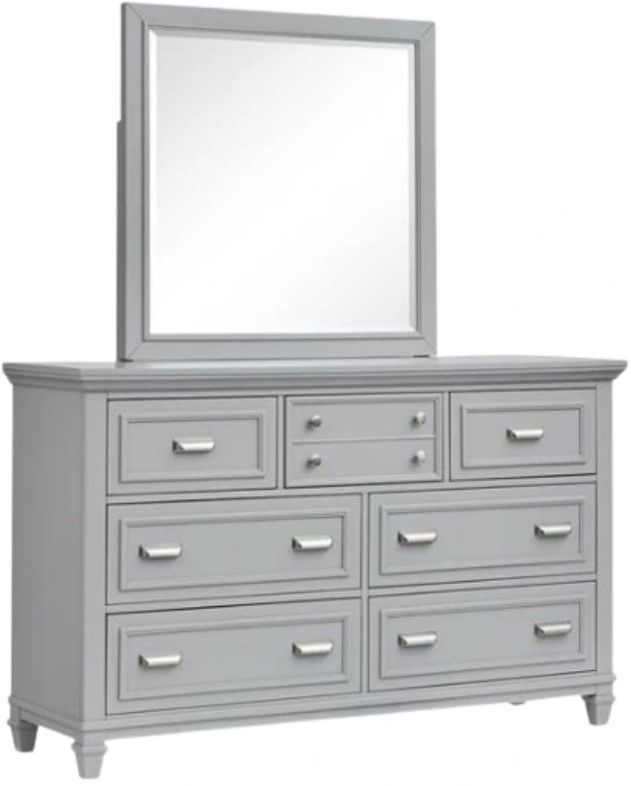 Magnussen Home® Charleston Harbor Gray Dresser and Mirror-0