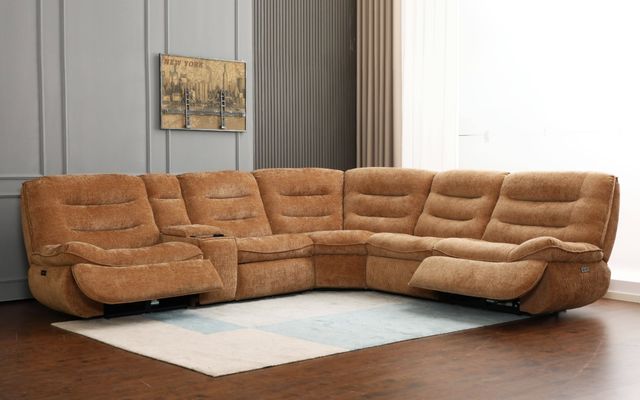 ACME Furniture Emmy 6-Piece Orange Power Reclining Sectional Sofa-4