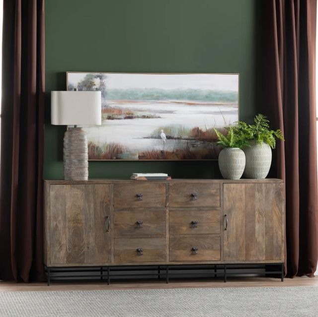 Crestview Collection Bengal Manor Devonshire Brown Sideboard-1