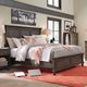 aspenhome® Oxford Peppercorn King Panel Bed-1