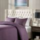 Olliix by Madison Park Cream Queen Amelia Upholstery Headboard-1