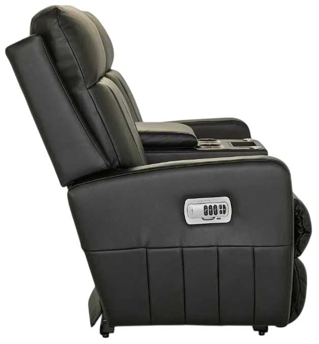 y❤︎ La-Z-Boy® Finley Onyx Power Wall Reclining Loveseat with