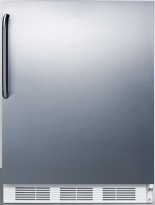 Summit® 5.1 Cu. Ft. Stainless Steel Under the Counter Refrigerator-0