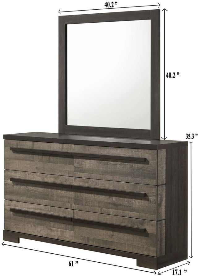 Crown Mark Remington Gray Dresser-2