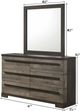 Crown Mark Remington Gray Dresser-2