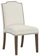 Fairfield® Customizable Entree Dining Empire Short Back Armless Stack Chair with Tobacco Legs-0