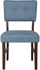 New Classic® Home Furnishings Tioga Blue Upholstered Dining Side Chair-2