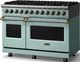 Viking® 5 Series 48" Splash Pro Style Dual Fuel (NG) Range with Brushed Brass Trim-3