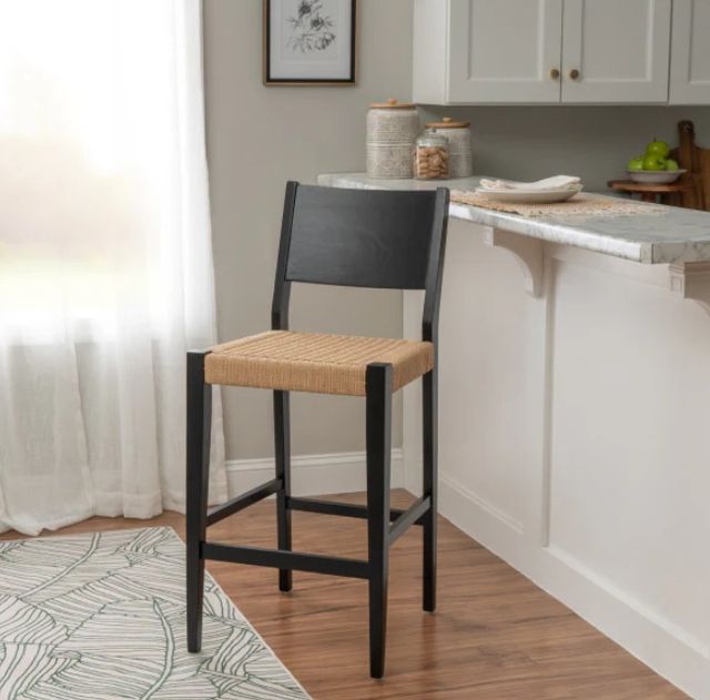 Powell® Cosgrove Black Barstool-1